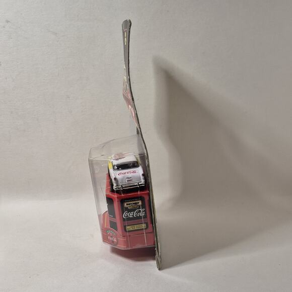 Vintage Matchbox Collectibles Coca Cola 1955 Chevy Bel Air Hardtop 1/64 Diecast - Picture 9 of 10